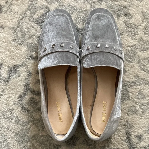 NEW Nine West velvet loafers - Picture 2 of 6